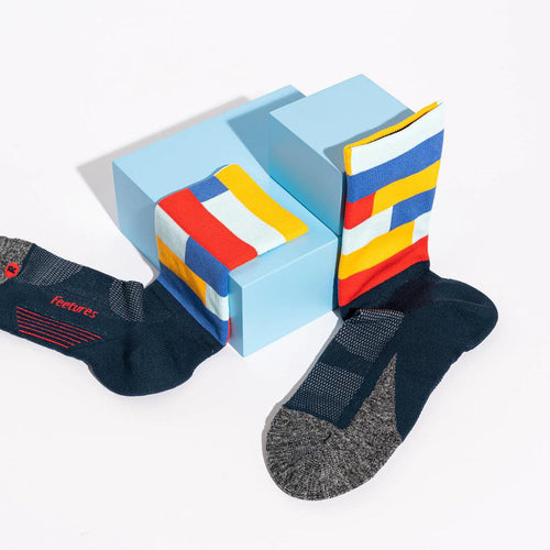 Elite Light Cushion Mini Crew Sock (Crypto Navy/Crypto Reflector)