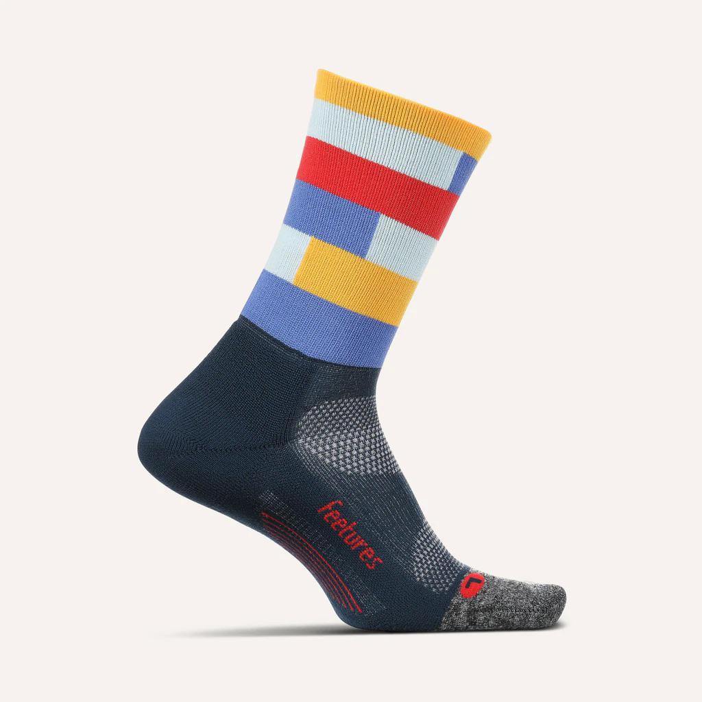 Elite Light Cushion Mini Crew Sock (Crypto Navy/Crypto Reflector)