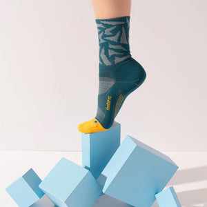 Elite Light Cushion Mini Crew(Savage Reflector/Savage Teal)